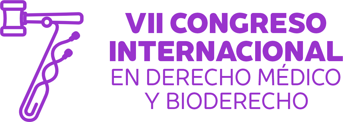 7mo Congreso COLDERECHO 2026 - Logo horizontal MORADO